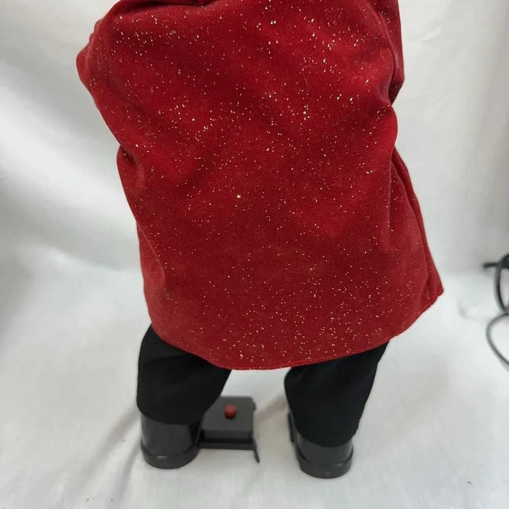 Gemmy Sax Playing Santa Claus Animated Jazz Music Christmas Vintage 15" READ DES - Picture 14 of 16